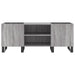 Dulap pentru discuri gri sonoma, 121x38x48 cm, lemn prelucrat - WALTI WALTI