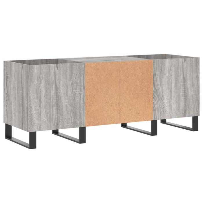 Dulap pentru discuri gri sonoma, 121x38x48 cm, lemn prelucrat - WALTI WALTI