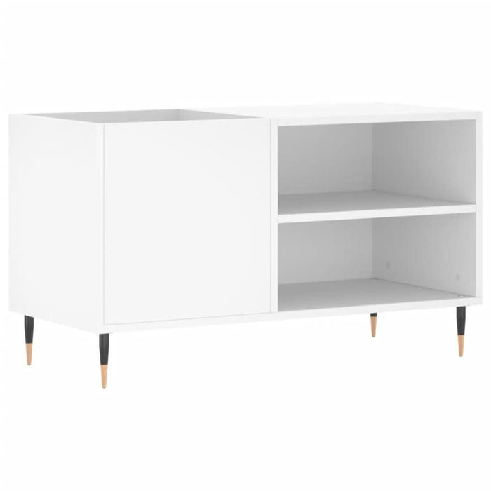 Dulap de discuri, alb, 85x38x48 cm, lemn prelucrat - WALTI WALTI