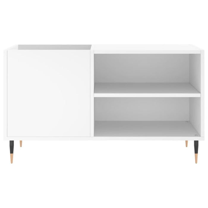Dulap de discuri, alb, 85x38x48 cm, lemn prelucrat - WALTI WALTI