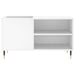 Dulap de discuri, alb, 85x38x48 cm, lemn prelucrat - WALTI WALTI