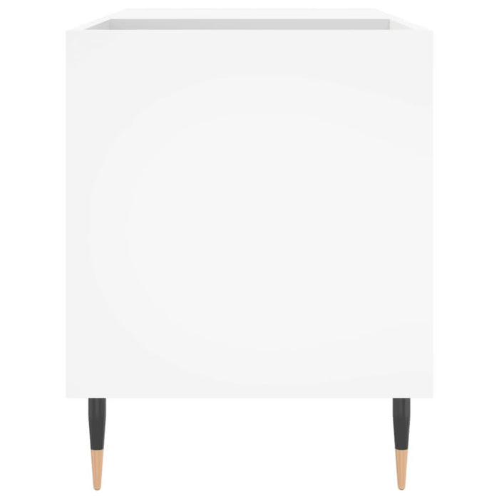 Dulap de discuri, alb, 85x38x48 cm, lemn prelucrat - WALTI WALTI