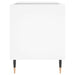 Dulap de discuri, alb, 85x38x48 cm, lemn prelucrat - WALTI WALTI