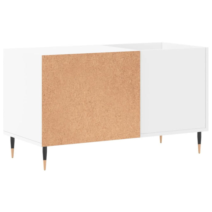 Dulap de discuri, alb, 85x38x48 cm, lemn prelucrat - WALTI WALTI