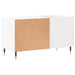 Dulap de discuri, alb, 85x38x48 cm, lemn prelucrat - WALTI WALTI
