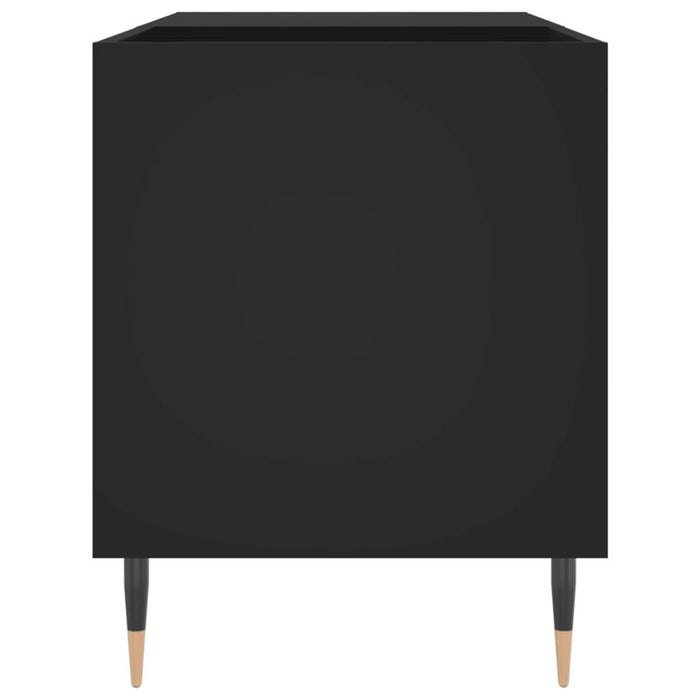 Dulap pentru discuri, negru, 85x38x48 cm, lemn prelucrat - WALTI WALTI