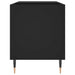 Dulap pentru discuri, negru, 85x38x48 cm, lemn prelucrat - WALTI WALTI