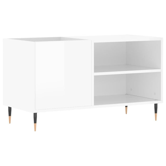 Dulapuri pentru discuri alb lucios 85x38x48 cm lemn prelucrat - WALTI WALTI