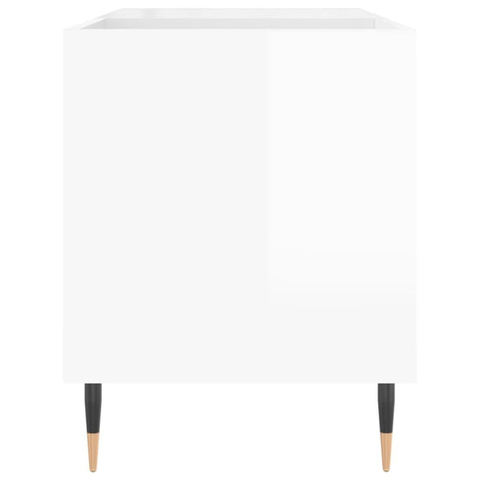 Dulapuri pentru discuri alb lucios 85x38x48 cm lemn prelucrat - WALTI WALTI
