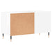 Dulapuri pentru discuri alb lucios 85x38x48 cm lemn prelucrat - WALTI WALTI