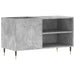 Dulap de discuri, gri beton, 85x38x48 cm, lemn prelucrat - WALTI WALTI