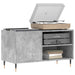 Dulap de discuri, gri beton, 85x38x48 cm, lemn prelucrat - WALTI WALTI