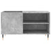 Dulap de discuri, gri beton, 85x38x48 cm, lemn prelucrat - WALTI WALTI