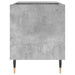 Dulap de discuri, gri beton, 85x38x48 cm, lemn prelucrat - WALTI WALTI