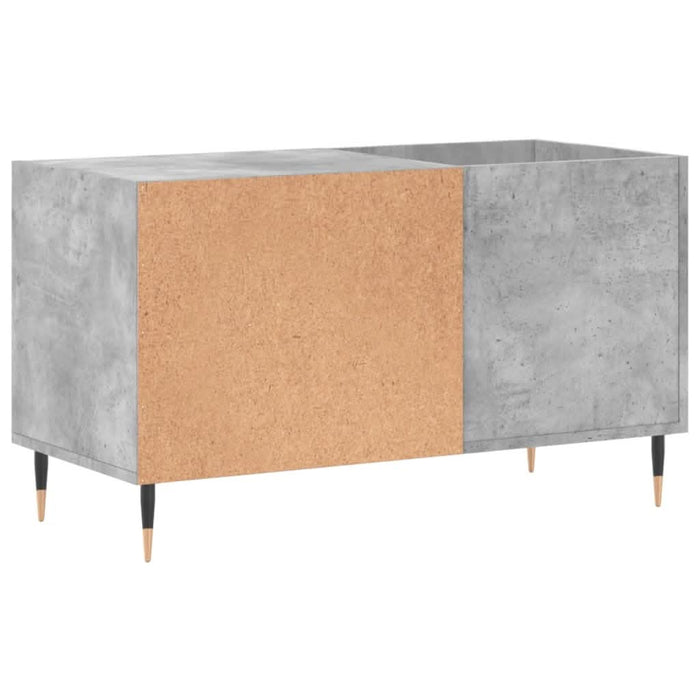 Dulap de discuri, gri beton, 85x38x48 cm, lemn prelucrat - WALTI WALTI