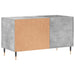 Dulap de discuri, gri beton, 85x38x48 cm, lemn prelucrat - WALTI WALTI