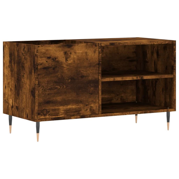 Dulap pentru discuri stejar afumat 85x38x48 cm lemn prelucrat - WALTI WALTI