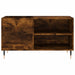 Dulap pentru discuri stejar afumat 85x38x48 cm lemn prelucrat - WALTI WALTI