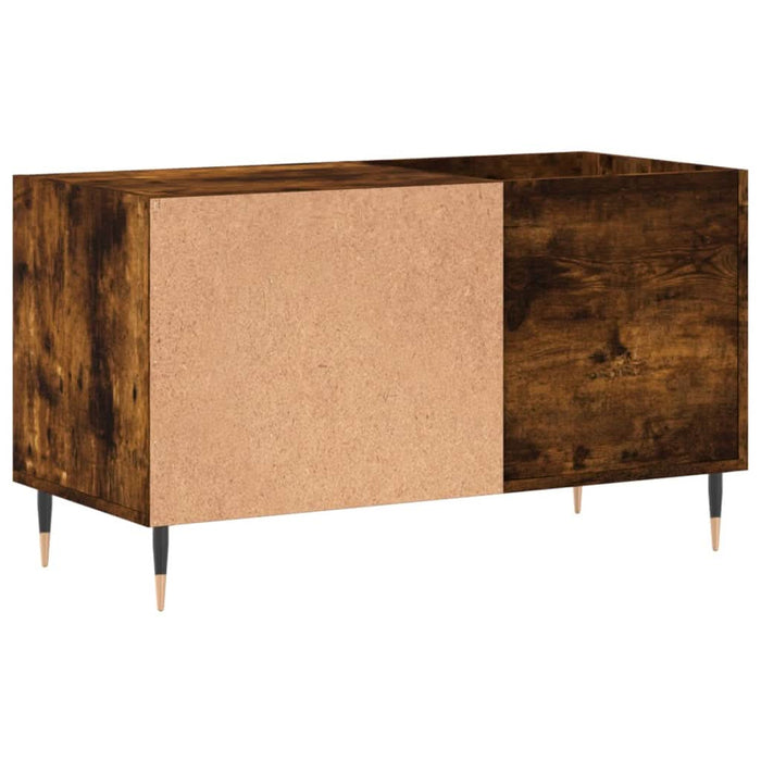 Dulap pentru discuri stejar afumat 85x38x48 cm lemn prelucrat - WALTI WALTI