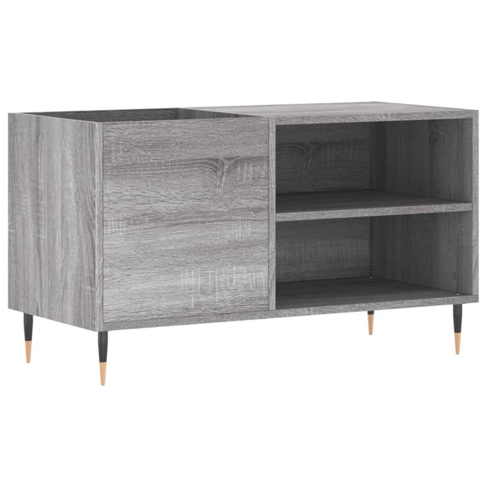 Dulap pentru discuri gri sonoma 85x38x48 cm lemn prelucrat - WALTI WALTI