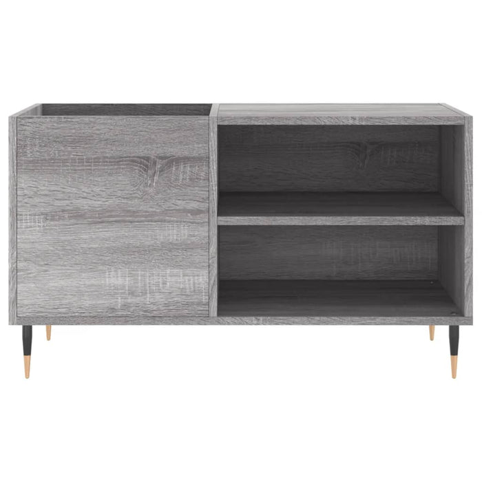 Dulap pentru discuri gri sonoma 85x38x48 cm lemn prelucrat - WALTI WALTI