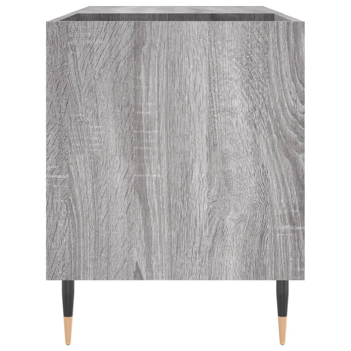 Dulap pentru discuri gri sonoma 85x38x48 cm lemn prelucrat - WALTI WALTI
