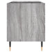 Dulap pentru discuri gri sonoma 85x38x48 cm lemn prelucrat - WALTI WALTI