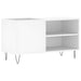 Dulap de discuri, alb, 85x38x48 cm, lemn prelucrat - WALTI WALTI