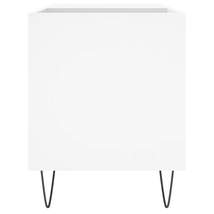 Dulap de discuri, alb, 85x38x48 cm, lemn prelucrat - WALTI WALTI