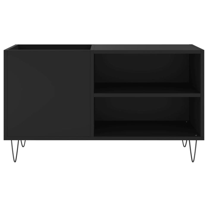 Dulap pentru discuri, negru, 85x38x48 cm, lemn prelucrat - WALTI WALTI