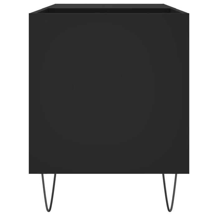 Dulap pentru discuri, negru, 85x38x48 cm, lemn prelucrat - WALTI WALTI