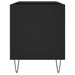 Dulap pentru discuri, negru, 85x38x48 cm, lemn prelucrat - WALTI WALTI