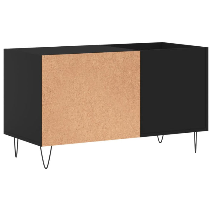 Dulap pentru discuri, negru, 85x38x48 cm, lemn prelucrat - WALTI WALTI