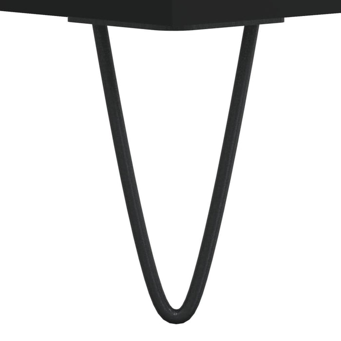Dulap pentru discuri, negru, 85x38x48 cm, lemn prelucrat - WALTI WALTI