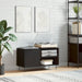 Dulap pentru discuri, negru, 85x38x48 cm, lemn prelucrat - WALTI WALTI