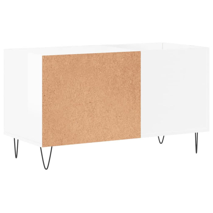 Dulapuri pentru discuri alb lucios 85x38x48 cm lemn prelucrat - WALTI WALTI