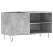 Dulap de discuri, gri beton, 85x38x48 cm, lemn prelucrat - WALTI WALTI