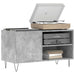 Dulap de discuri, gri beton, 85x38x48 cm, lemn prelucrat - WALTI WALTI
