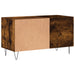 Dulap pentru discuri stejar afumat 85x38x48 cm lemn prelucrat - WALTI WALTI