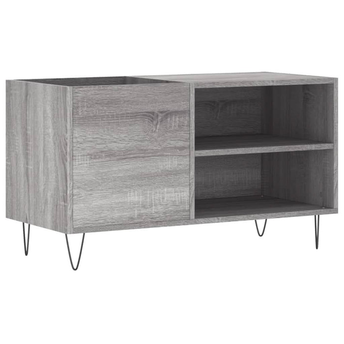 Dulap pentru discuri gri sonoma 85x38x48 cm lemn prelucrat - WALTI WALTI