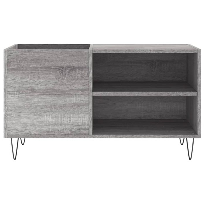 Dulap pentru discuri gri sonoma 85x38x48 cm lemn prelucrat - WALTI WALTI