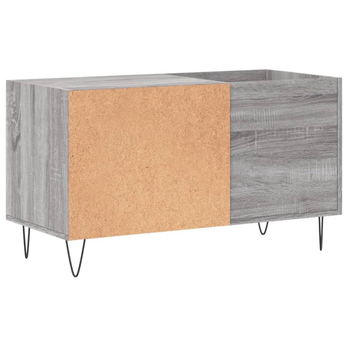 Dulap pentru discuri gri sonoma 85x38x48 cm lemn prelucrat - WALTI WALTI