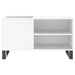 Dulap de discuri, alb, 85x38x48 cm, lemn prelucrat - WALTI WALTI