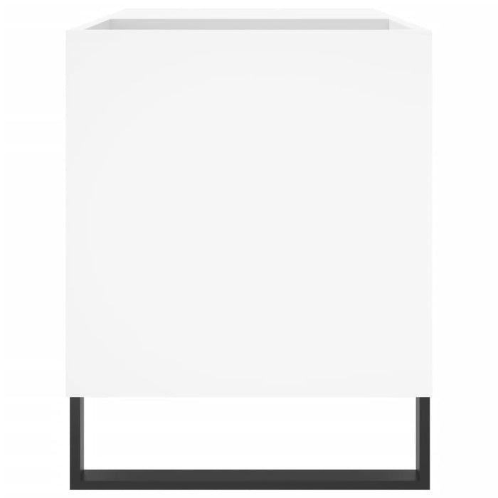 Dulap de discuri, alb, 85x38x48 cm, lemn prelucrat - WALTI WALTI
