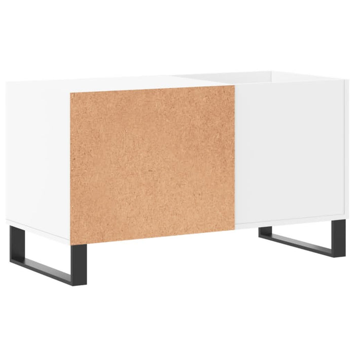 Dulap de discuri, alb, 85x38x48 cm, lemn prelucrat - WALTI WALTI