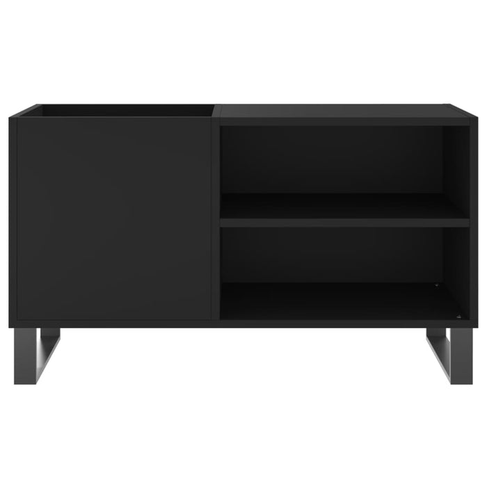 Dulap pentru discuri, negru, 85x38x48 cm, lemn prelucrat - WALTI WALTI
