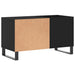 Dulap pentru discuri, negru, 85x38x48 cm, lemn prelucrat - WALTI WALTI