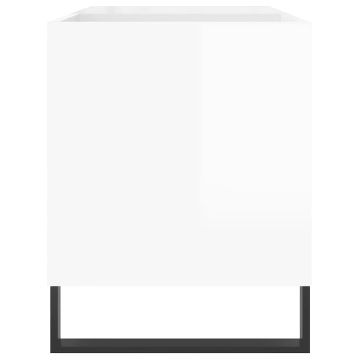 Dulapuri pentru discuri alb lucios 85x38x48 cm lemn prelucrat - WALTI WALTI