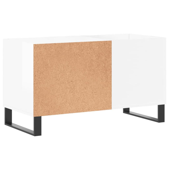 Dulapuri pentru discuri alb lucios 85x38x48 cm lemn prelucrat - WALTI WALTI