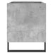 Dulap de discuri, gri beton, 85x38x48 cm, lemn prelucrat - WALTI WALTI